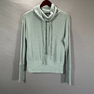 Anthropologie Saturday Sunday Sweater Womens XS Green Turtleneck Pullover NEW